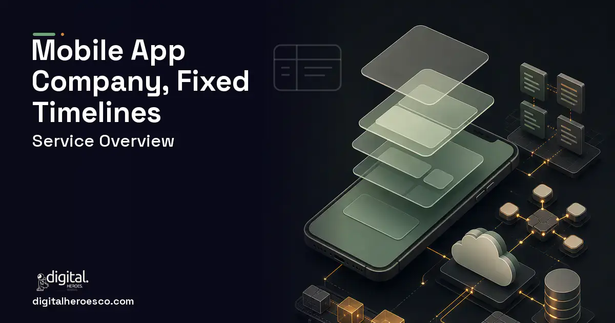Mobile App Development product interface illustration for Mobile App Development Company.