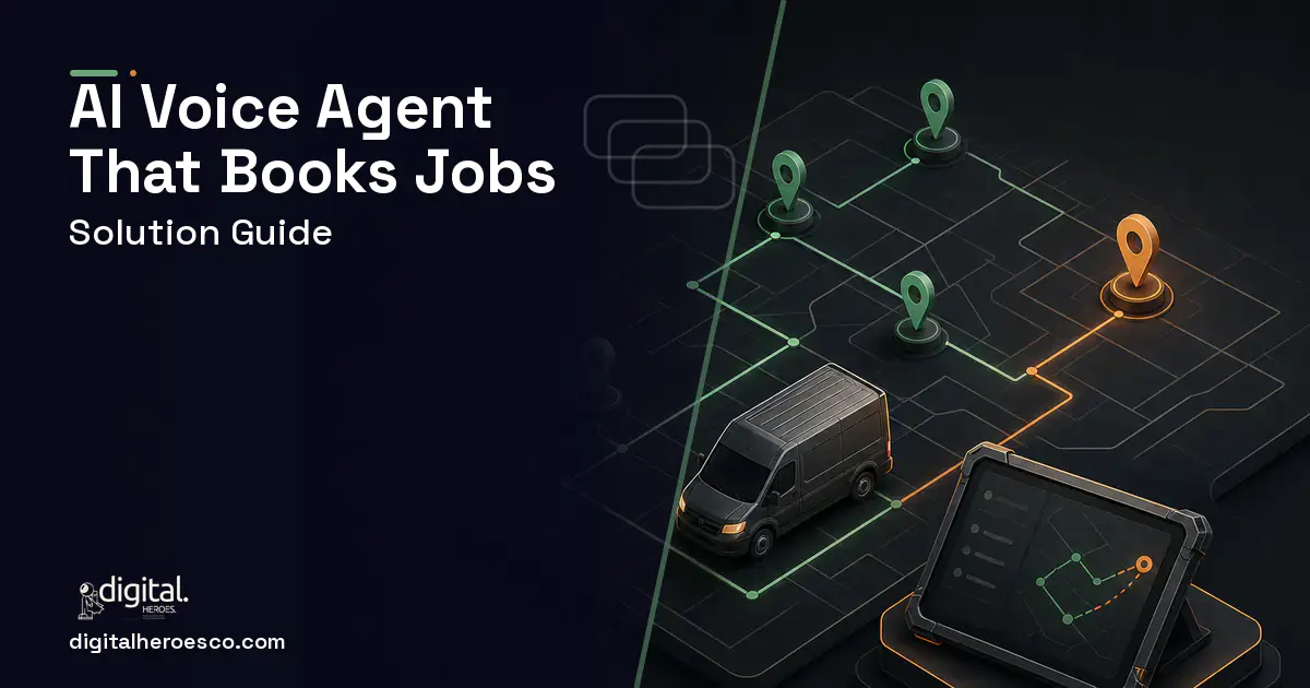 Field Service Software software overview illustration for Custom Software With an AI Voice Agent That Books Jobs.