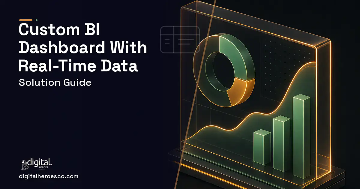 BI Dashboard Development product interface illustration for Custom BI Dashboard With Real Time Data.