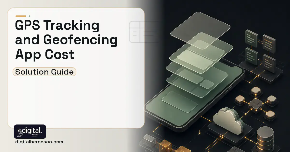 Mobile App Development product interface illustration for Building a Mobile App With GPS Tracking and Geofencing.